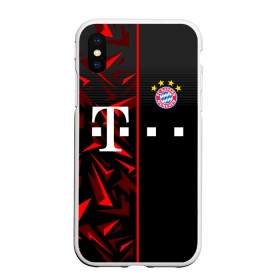 Чехол для iPhone XS Max матовый с принтом FC Bayern Munchen Форма в Белгороде, Силикон | Область печати: задняя сторона чехла, без боковых панелей | Тематика изображения на принте: bayern | bayern munchen | champions league | fc bayern munchen | germany | munchen | бавария | германия | левандовски | лига чемпионов | мюнхен | рибери | роббен