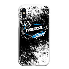 Чехол для iPhone XS Max матовый с принтом MAZDA SPORT в Белгороде, Силикон | Область печати: задняя сторона чехла, без боковых панелей | auto | autosport | avto | car | mazda | race | road | sport | street racing | авто | автоспорт | гонки | дорога | мазда | марка | машина | спорт | тачка | трасса