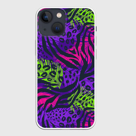 Чехол для iPhone 13 mini с принтом Африканский дух в Белгороде,  |  | africa | african | animal | animals | colorful | feather | feathers | leopard | lion | palms | pantera | spirit | tiger | zebra | африка | африканская | дух | духи | животные | зебра | краска | лев | леопард | пальмы | пантера | перья | пятн