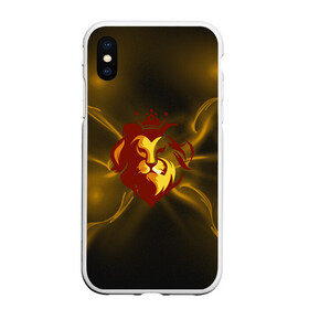 Чехол для iPhone XS Max матовый с принтом King Lion в Белгороде, Силикон | Область печати: задняя сторона чехла, без боковых панелей | king | lion | trand | король | лев | потерялся