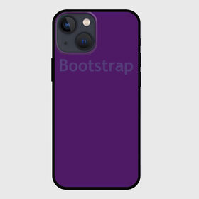 Чехол для iPhone 13 mini с принтом Bootstrap в Белгороде,  |  | cmyk | css | design | designer | html | illustratork | photoshop | rgb | дезигнер | дизайн | дизанер | ргб