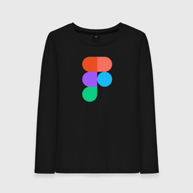 Женский лонгслив хлопок с принтом Figma в Белгороде, 100% хлопок |  | cmyk | design | designer | illustrator | photoshop | rgb | дезигнер | дизайн | дизанер | ргб