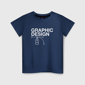 Детская футболка хлопок с принтом Graphic Design в Белгороде, 100% хлопок | круглый вырез горловины, полуприлегающий силуэт, длина до линии бедер | cmyk | design | designer | illustrator | photoshop | rgb | дезигнер | дизайн | дизанер | ргб