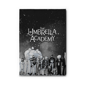 Обложка для автодокументов с принтом The Umbrella Academy в Белгороде, натуральная кожа |  размер 19,9*13 см; внутри 4 больших “конверта” для документов и один маленький отдел — туда идеально встанут права | the umbrella academy | umbrella | академия амбрелла | амбрелла | герб | зонтик