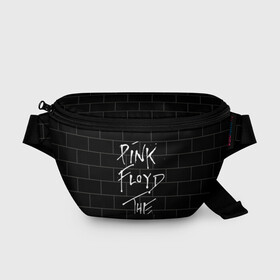 Поясная сумка 3D с принтом PINK FLOYD в Белгороде, 100% полиэстер | плотная ткань, ремень с регулируемой длиной, внутри несколько карманов для мелочей, основное отделение и карман с обратной стороны сумки застегиваются на молнию | pink floyd | the wall | пинк флоид | стена