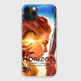 Чехол для iPhone 12 Pro с принтом Horizon Forbidden West в Белгороде, силикон | область печати: задняя сторона чехла, без боковых панелей | aloy | guerrilla games | horizon forbidden west | hunt | zero dawn | горизонт | запретный запад | игры | нулевой рассвет | охота | элой