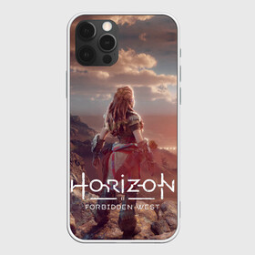 Чехол для iPhone 12 Pro с принтом Horizon Forbidden West в Белгороде, силикон | область печати: задняя сторона чехла, без боковых панелей | aloy | guerrilla games | horizon forbidden west | hunt | zero dawn | горизонт | запретный запад | игры | нулевой рассвет | охота | элой