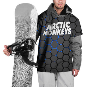 Накидка на куртку 3D с принтом ARCTIC MONKEYS в Белгороде, 100% полиэстер |  | alex turner | arctic monkeys | rock | алекс тернер | арктик манкис | рок