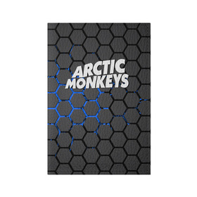 Обложка для паспорта матовая кожа с принтом ARCTIC MONKEYS в Белгороде, натуральная матовая кожа | размер 19,3 х 13,7 см; прозрачные пластиковые крепления | Тематика изображения на принте: alex turner | arctic monkeys | rock | алекс тернер | арктик манкис | рок