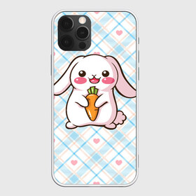 Чехол для iPhone 12 Pro Max с принтом Милый зайка в Белгороде, Силикон |  | веган | вегетарианец | животное | зайцы | зайчик | зайчонок | заяц | кролик | кроль | крольчонок | овощи | пушистик