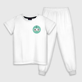 Детская пижама хлопок с принтом GAME OVER в Белгороде, 100% хлопок |  брюки и футболка прямого кроя, без карманов, на брюках мягкая резинка на поясе и по низу штанин
 | game | game over | over | джостик | лого