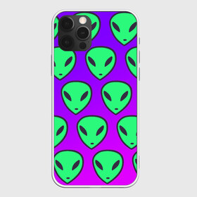 Чехол для iPhone 12 Pro Max с принтом ALIENS в Белгороде, Силикон |  | alien | space | зеленый | космос | нло | пришелец