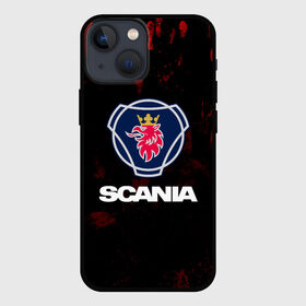 Чехол для iPhone 13 mini с принтом Scania в Белгороде,  |  | Тематика изображения на принте: scania | автобус | грузовик | дальнобой | дальнобойщик | лев | скания | фура | шведское авто
