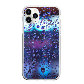 Чехол для iPhone 11 Pro матовый с принтом Капли на стекле макро в Белгороде, Силикон |  | брызги | вода | градиент | дождь | капли | макро | поверхность | повседневный | роса | стекло | текстура