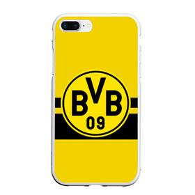 Чехол для iPhone 7Plus/8 Plus матовый с принтом BORUSSIA DORTMUND в Белгороде, Силикон | Область печати: задняя сторона чехла, без боковых панелей | borussia | bundesliga | football | germani | sport | бундеслига | германия | желтый | логотип | спорт | футбол