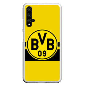 Чехол для Honor 20 с принтом BORUSSIA DORTMUND в Белгороде, Силикон | Область печати: задняя сторона чехла, без боковых панелей | borussia | bundesliga | football | germani | sport | бундеслига | германия | желтый | логотип | спорт | футбол