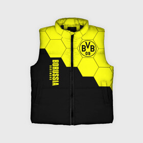 Детский жилет утепленный 3D с принтом Borussia Dortmund в Белгороде,  |  | borussia | bvb | dortmund | fifa | football | soccer | uefa | боруссия | германия | клуб | лига | матч | мяч | спорт | уефа | фифа | футбол | шмельцер