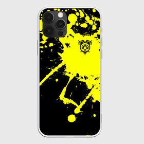 Чехол для iPhone 12 Pro с принтом FC Borussia в Белгороде, силикон | область печати: задняя сторона чехла, без боковых панелей | football | germany | sancho dortmund | soccer | бавария | боруссия | дортмунд | лига чемпионов | псж | футбол | холанд | эрлинг холанд