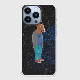 Чехол для iPhone 13 Pro с принтом galaxy BoJack в Белгороде,  |  | Тематика изображения на принте: horseman | абстракция | аниме | артхаус | боджек | галактика | звёзды | конь боджек | космос | эстетика