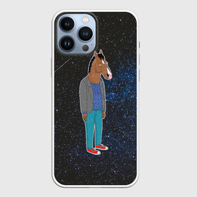 Чехол для iPhone 13 Pro Max с принтом galaxy BoJack в Белгороде,  |  | Тематика изображения на принте: horseman | абстракция | аниме | артхаус | боджек | галактика | звёзды | конь боджек | космос | эстетика