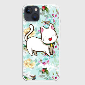 Чехол для iPhone 13 с принтом Милая кошечка в Белгороде,  |  | cat | кот | котенок | котик | кошачьи | кошка | кошки | милая | милый