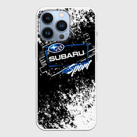 Чехол для iPhone 13 Pro с принтом SUBARU SPORT в Белгороде,  |  | Тематика изображения на принте: auto | autosport | avto | car | race | road | sport | street racing | subaru | авто | автоспорт | гонки | дорога | марка | машина | спорт | субару | тачка | трасса