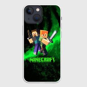 Чехол для iPhone 13 mini с принтом Minecraft   Майнкрафт в Белгороде,  |  | craft | creeper | dungeon | dungeons | earth | game | logo | mine | minecraft | mobile | online | дунгеонс | земля | зомби | игра | крипер | лого | майкрафт | майнкрафт | мобайл | онлайн | подземелье | подземелья