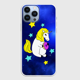 Чехол для iPhone 13 Pro Max с принтом Звездный Единорог в Белгороде,  |  | Тематика изображения на принте: angel | stars | unicorn | wings | ангел | блестящие | вселенная | галактика | детские | донат | еда | единорог | единорожки | звезды | копыта | космический | лошадка | лошадь | луна | малыш | неоновые | пегас | пони