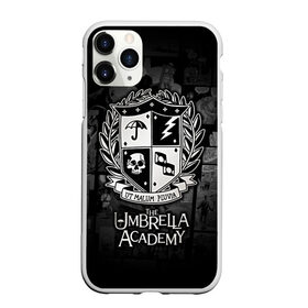 Чехол для iPhone 11 Pro матовый с принтом Академия Амбрелла в Белгороде, Силикон |  | the umbrella academy | umbrella | академия амбрелла | амбрелла | герб | зонтик | комиксы