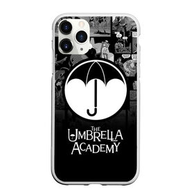 Чехол для iPhone 11 Pro матовый с принтом Академия Амбрелла в Белгороде, Силикон |  | the umbrella academy | umbrella | академия амбрелла | амбрелла | герб | зонтик | комиксы