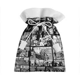 Подарочный 3D мешок с принтом Академия Амбрелла в Белгороде, 100% полиэстер | Размер: 29*39 см | Тематика изображения на принте: the umbrella academy | umbrella | академия амбрелла | амбрелла | зонтик | комиксы