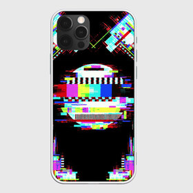 Чехол для iPhone 12 Pro Max с принтом Glitch VHS в Белгороде, Силикон |  | glitch | rgb | vhs | помехи | разноцветный | шум