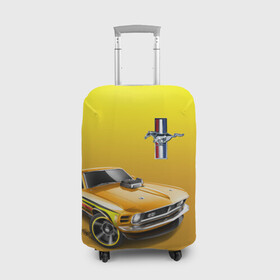 Чехол для чемодана 3D с принтом Mustang в Белгороде, 86% полиэфир, 14% спандекс | двустороннее нанесение принта, прорези для ручек и колес | car | hoofs | horse | mane | motorsport | mustang | power | prestige | tail | usa | автомобиль | автоспорт | грива | конь | копыта | лошадь | мощь | мустанг | престиж | сша | хвост
