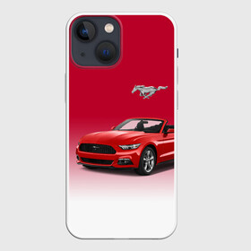Чехол для iPhone 13 mini с принтом Mustang в Белгороде,  |  | car | hoofs | horse | mane | motorsport | mustang | power | prestige | tail | usa | автомобиль | автоспорт | грива | конь | копыта | лошадь | мощь | мустанг | престиж | сша | хвост