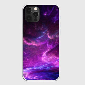 Чехол для iPhone 12 Pro Max с принтом Космическое небо в Белгороде, Силикон |  | арт | звёзды | космос | облако | розовый | синий | сияние | туманность | фиолетовый | яркие цвета