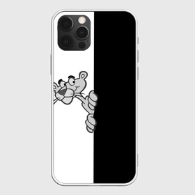 Чехол для iPhone 12 Pro с принтом Пантера в Белгороде, силикон | область печати: задняя сторона чехла, без боковых панелей | мультик | мультфильм | пантера | персонаж | розовая пантера