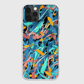 Чехол для iPhone 12 Pro Max с принтом Яркие краски в Белгороде, Силикон |  | Тематика изображения на принте: brushstroke | lines | paint | живопись | импрессионизм | краски | линии | мазки | потерялся | экспрессионизм
