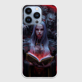 Чехол для iPhone 13 Pro с принтом Demonic book в Белгороде,  |  | book | deads | demon | demoness | demonic | demonical | demons | devil | the demon book | witch | ведьма | демон | демоница | демонический | демоны | дьявол | дьяволица | книга | колдунья | мертвецы | череп