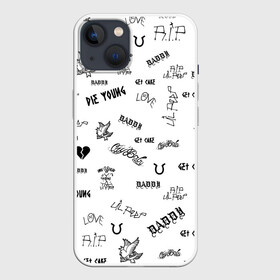 Чехол для iPhone 13 с принтом Lil Peep в Белгороде,  |  | benz truck | emo rap | gbc | gustav elijah ahr | hip hop | lil | lil peep | lil tracy | lilpeep | peep | rap | rip | густав элайджа | лил пип