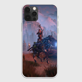 Чехол для iPhone 12 Pro Max с принтом Horizon Zero Dawn в Белгороде, Силикон |  | aloy | antasy girl | art | artwork | digital art | fantasy | horizon | horizon: zero dawn | landscape | tallneck | warrior fantasy | weapon | zero dawn