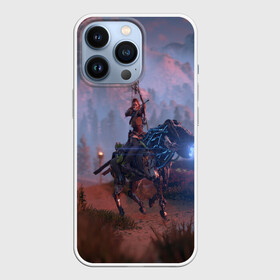 Чехол для iPhone 13 Pro с принтом Horizon Zero Dawn в Белгороде,  |  | aloy | antasy girl | art | artwork | digital art | fantasy | horizon | horizon: zero dawn | landscape | tallneck | warrior fantasy | weapon | zero dawn