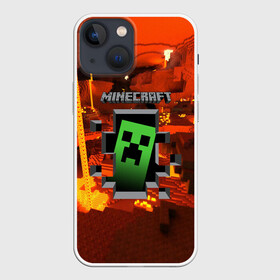 Чехол для iPhone 13 mini с принтом MINECRAFT в Белгороде,  |  | craft | creeper | dungeon | dungeons | earth | game | logo | mine | minecraft | minecraft dungeons | mobile | online | дунгеонс | земля | зомби | игра | крипер | лого | майкрафт | майнкрафт | онлайн | подземелье