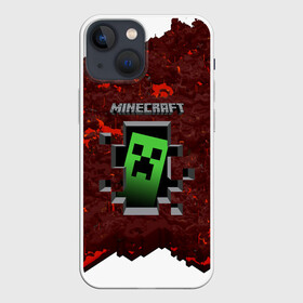 Чехол для iPhone 13 mini с принтом MINECRAFT в Белгороде,  |  | craft | creeper | dungeon | dungeons | earth | game | logo | mine | minecraft | minecraft dungeons | mobile | online | дунгеонс | земля | зомби | игра | крипер | лого | майкрафт | майнкрафт | онлайн | подземелье