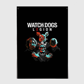 Постер с принтом Watch Dogs Legion в Белгороде, 100% бумага
 | бумага, плотность 150 мг. Матовая, но за счет высокого коэффициента гладкости имеет небольшой блеск и дает на свету блики, но в отличии от глянцевой бумаги не покрыта лаком | dedsec | legion | watch dogs | watch dogs 2 | watch dogs 3 | watch dogs legion | вотч догс | вотч догс легион