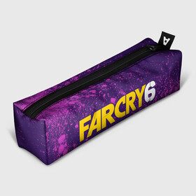 Пенал 3D с принтом FAR CRY 6 ФАР КРАЙ 6 в Белгороде, 100% полиэстер | плотная ткань, застежка на молнии | cry | dawn | far | far cry 6 | farcry | farcry 6 | farcry6 | game | games | logo | new | primal | six | антон | дэни | игра | игры | кастильо | край | лого | логотип | рохас | символ | символы | фар | фар край 6 | фаркрай | фаркрай 6 | фаркрай6