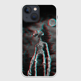 Чехол для iPhone 13 mini с принтом Siren Head Horror в Белгороде,  |  | glitch | glitch siren head | rgb | siren head | sirena | глитч | глич | ретро | сирейноголовый | сирена | сиреноголовый