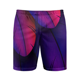 Мужские шорты спортивные с принтом Tropics в Белгороде,  |  | purple | абстрактный | абстракция | геометрический рисунок | геометрия | индиго | корея | кружево | листья | лого | неон | неоновая | неоновое | неоновые листья | неоновый | пальмы | рисунок | текстура