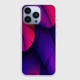 Чехол для iPhone 13 Pro с принтом Tropics в Белгороде,  |  | purple | абстрактный | абстракция | геометрический рисунок | геометрия | индиго | корея | кружево | листья | лого | неон | неоновая | неоновое | неоновые листья | неоновый | пальмы | рисунок | текстура