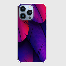 Чехол для iPhone 13 Pro с принтом Tropics в Белгороде,  |  | Тематика изображения на принте: purple | абстрактный | абстракция | геометрический рисунок | геометрия | индиго | корея | кружево | листья | лого | неон | неоновая | неоновое | неоновые листья | неоновый | пальмы | рисунок | текстура