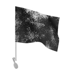 Флаг для автомобиля с принтом HORIZON ZERO DAWN (S) в Белгороде, 100% полиэстер | Размер: 30*21 см | aloy | antasy girl | art | artwork | digital art | fantasy | horizon | horizon: zero dawn | landscape | tallneck | warrior fantasy | weapon | zero dawn